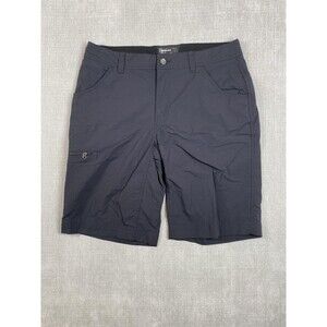 Marmot Shorts Mens 32 Gray Stretch Nylon Zip Pocket Lightweight Outdoor Hiking